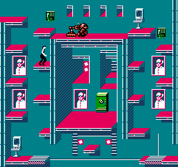 Impossible Mission II gameplay screenshot